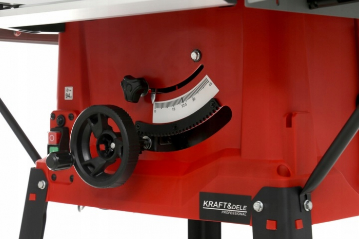 Fierastrau circular lemn cu masa 2800W inclinare reglabila unghi stationar banc (KD3151) [5]