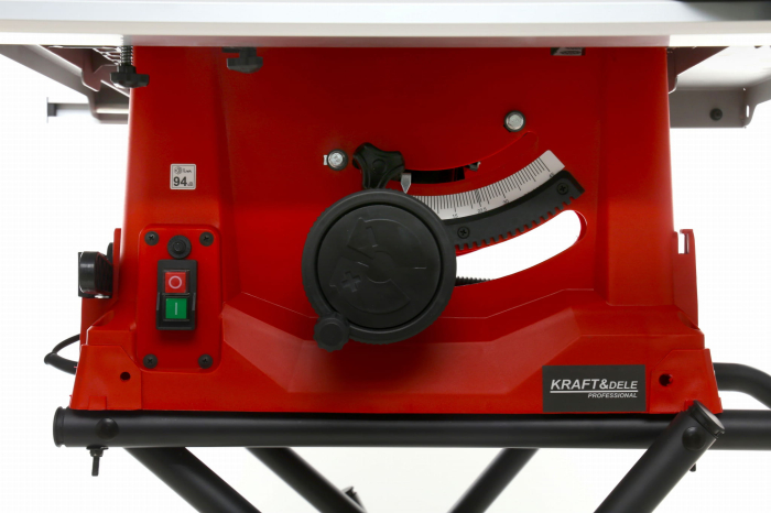 Fierastrau circular lemn cu masa 2800W inclinare reglabila unghi stationar banc (KD3152) [4]