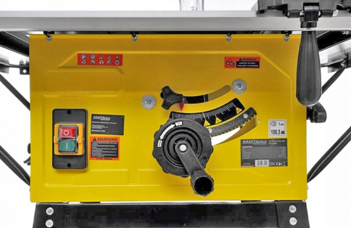 Fierastrau circular lemn cu masa 2900W inclinare reglabila unghi stationar banc (KD5292) [4]