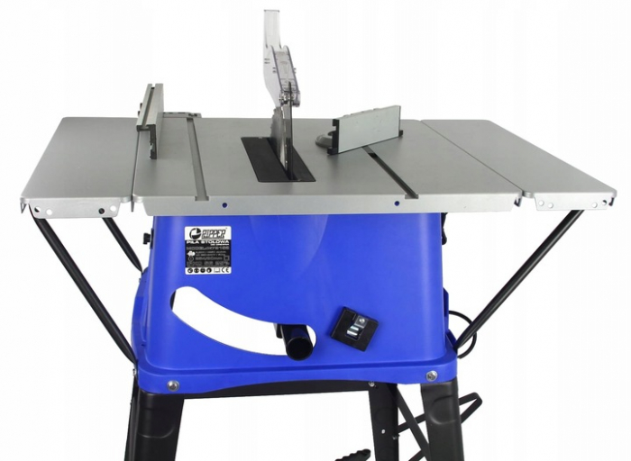 Fierastrau circular lemn cu masa 3300W inclinare reglabila unghi stationar banc (M79152) [8]