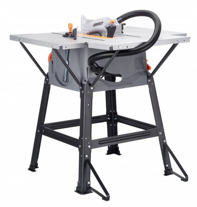 Fierastrau circular lemn cu masa 3400W + 6 PANZE inclinare reglabila unghi stationar banc (MP0001+) [5]