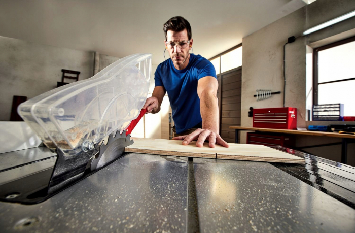 Fierastrau circular lemn cu masa 3400W + 6 PANZE inclinare reglabila unghi stationar banc (MP0001+) [4]