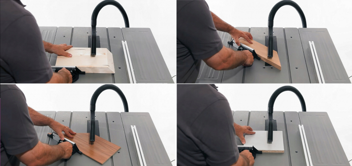 Fierastrau circular lemn cu masa 3400W + 6 PANZE inclinare reglabila unghi stationar banc (MP0001+) [6]