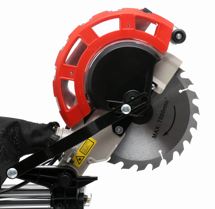 Fierastrau circular unghiular, 2200W 4500rpm cu laser (KD3013) [8]