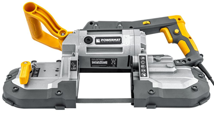 Fierastrau cu banda pentru metal 1200W, taiere uscata fara scantei, 127x127mm, viteza reglabila, baza demontabila PM1345 (PM-PTDM-1200M) [7]