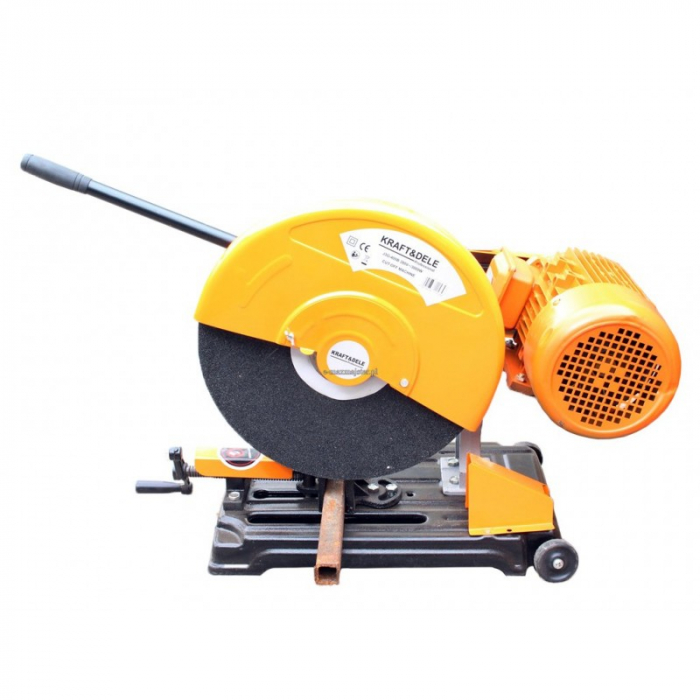 Fierastrau debitat metale profesional 380V 400V trifazat trifazic disc 400mm pe curea (KD594) [5]