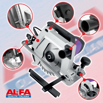 Fierastrau electric circular 2700W cu disc 200x30mm 30T si suport de masa (ALCSP27) [3]