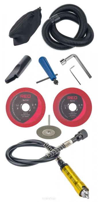Fierastrau masina electrica 1300W 4 in 1 taiat gresie si faianta viteza variabila de mana placi ceramice (RTPDG0009) [10]