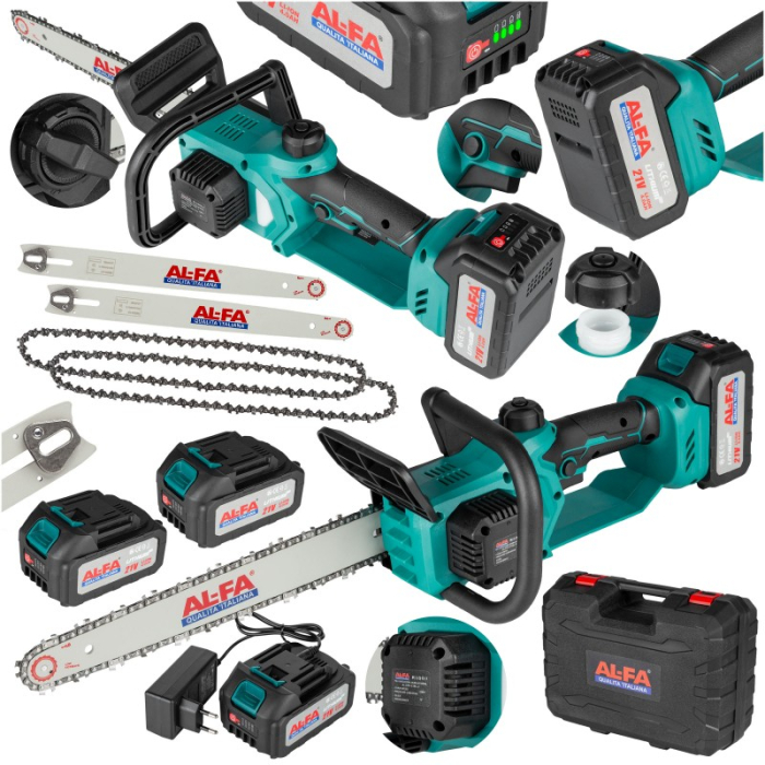 Fierastrau pe acumulator 12" cu motor fara perii 21V 4Ah (ALCRH-21BL-2-12) [2]