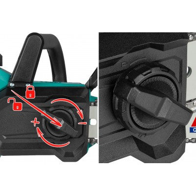 Fierastrau pe acumulator 12" cu motor fara perii 21V 4Ah (ALCRH-21BL-2-12) [19]