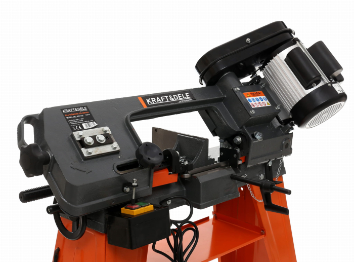 Fierastrau prelucrare debitat metal cu banda si masa 700W 1450rpm (KD1733) [9]