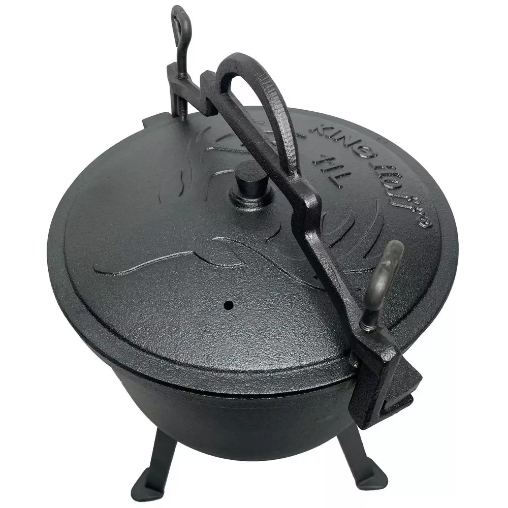 Cazan, ceaun, fierbator din fonta, capacitate 10 l (KH-2233) [4]