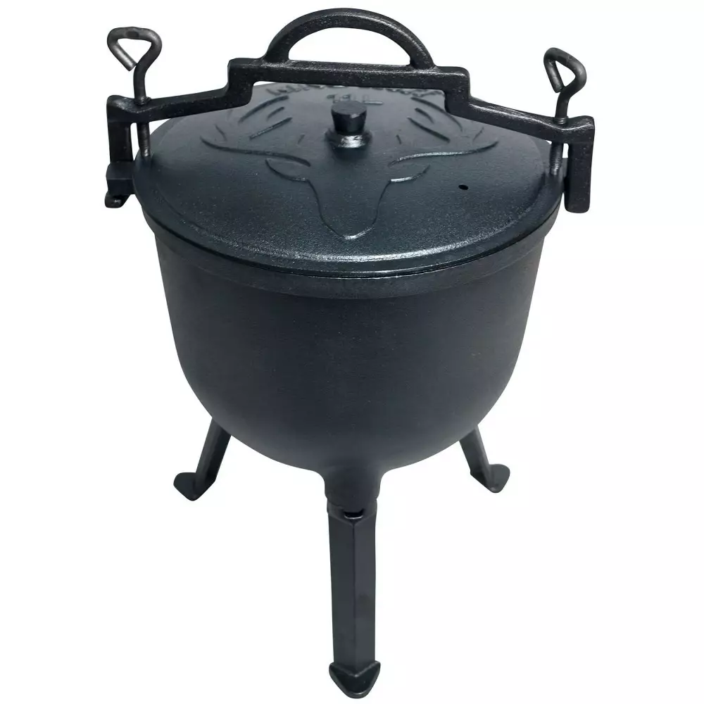Cazan, ceaun, fierbator din fonta, capacitate 10 l (KH-2233) [3]