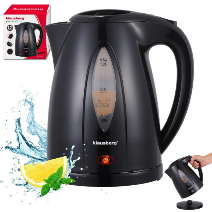 Fierbator electric 1.2 l negru cu Led si fierbere rapida (KB-9001) [14]