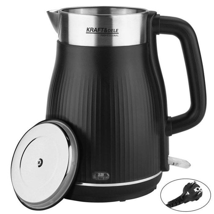 Fierbator electric, capacitate 1.8L 2400W oprire automata (KD4104) [12]