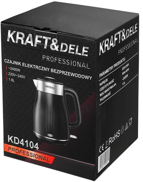 Fierbator electric, capacitate 1.8L 2400W oprire automata (KD4104) [15]