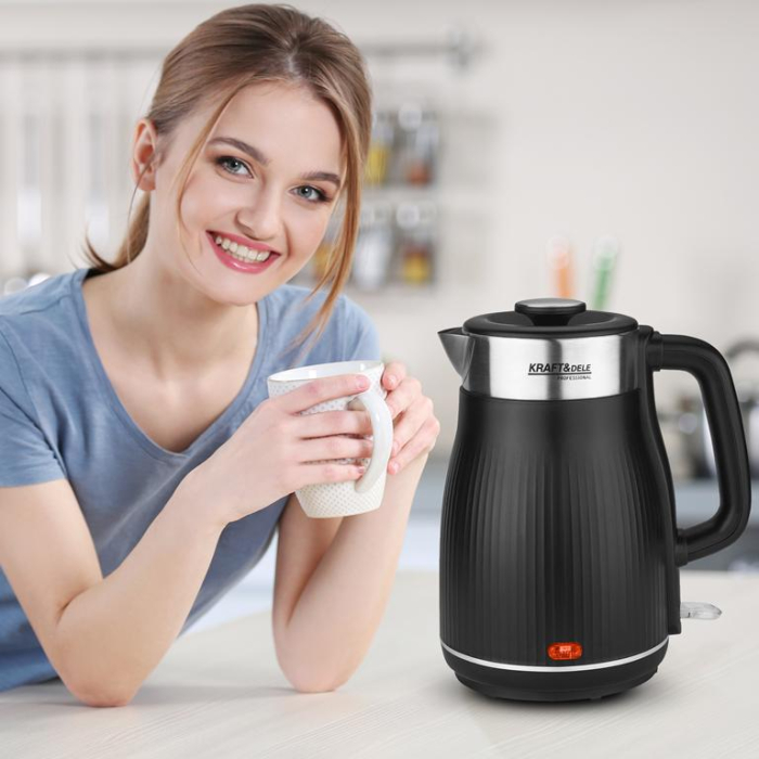 Fierbator electric, capacitate 1.8L 2400W oprire automata (KD4104) [9]