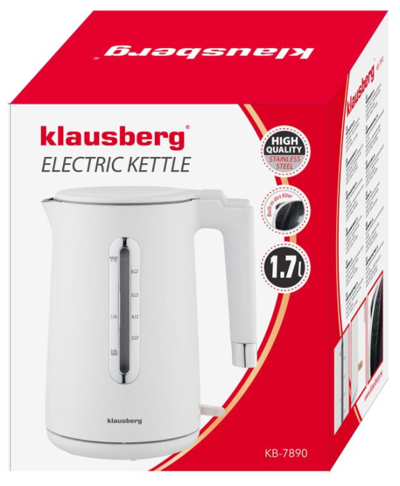 Fierbator electric, culoare alb, capacitate 1.7 l (KB-7890) [7]