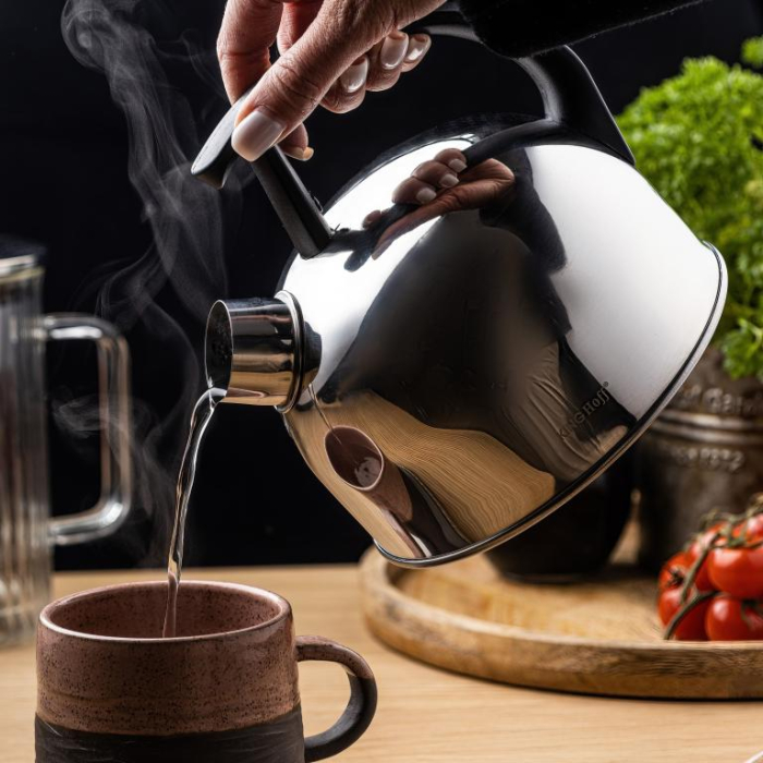 Fierbator manual cu fluier, otel inoxidabil, culoare argintiu, capacitate 1.5 l (KH-1896) [8]