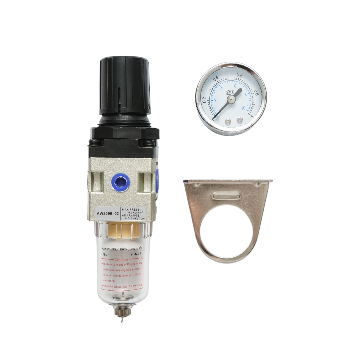 Filtru aer cu regulator de presiune max. 1 MPa, racord 1 4 (DISMS36) [2]