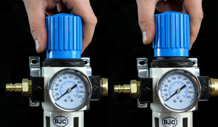 Filtru regulator cu ungator pentru aer comprimat 1/2", separator apa si ulei (M80645) [13]