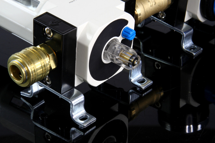 Filtru regulator cu ungator pentru aer comprimat 1/2", separator apa si ulei (M80645) [12]