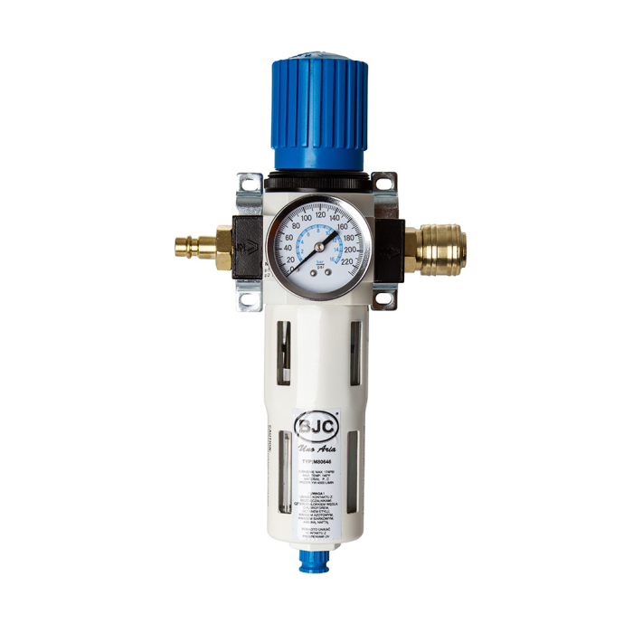 Filtru regulator de aer comprimat 1/2", separator apa si ulei, 4000 l/min (M80646) [12]