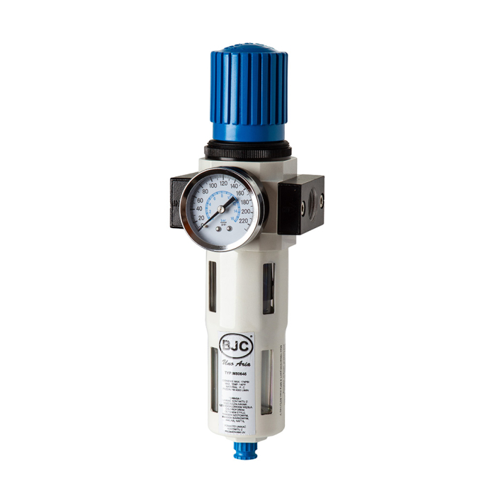 Filtru regulator de aer comprimat 1/2", separator apa si ulei, 4000 l/min (M80646) [18]