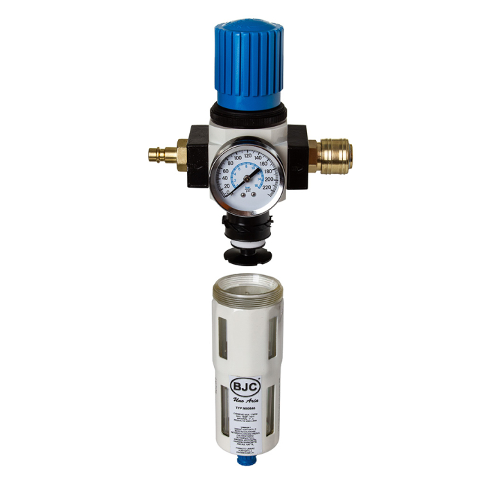 Filtru regulator de aer comprimat 1/2", separator apa si ulei, 4000 l/min (M80646) [13]