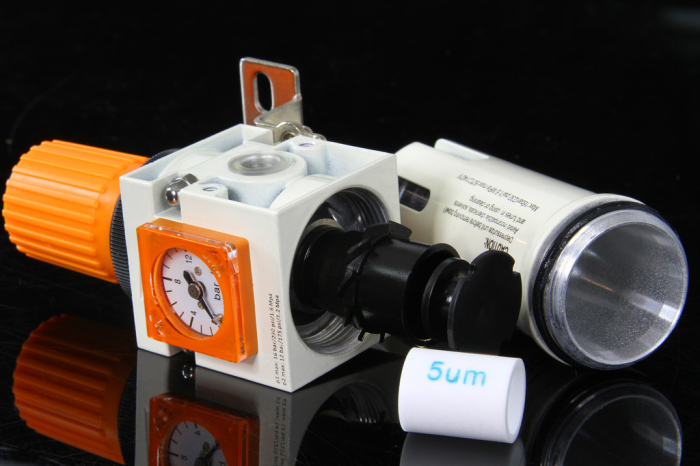 Filtru regulator de aer cu separator apa si ulei 1/4", 15 bar, 1300 l/min (M80641) [6]