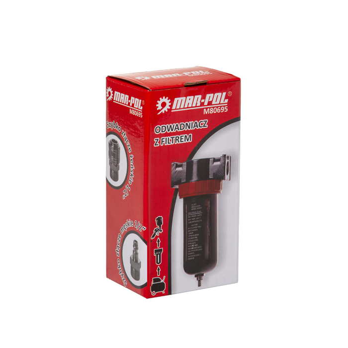 Filtru separator apa si ulei pentru aer comprimat 1/2" (M80695) [11]