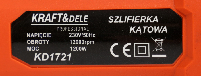 Flex polizor unghiular 125mm 1200W 12.000rpm (KD1721) [6]