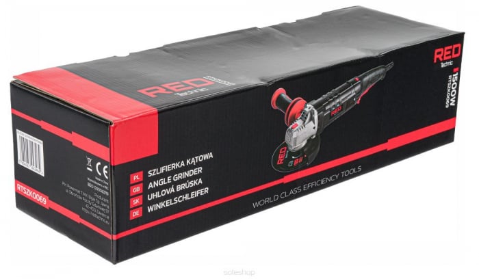 Flex Polizor unghiular 125mm 1500W + 10xdisc (RTSZK0069) [10]