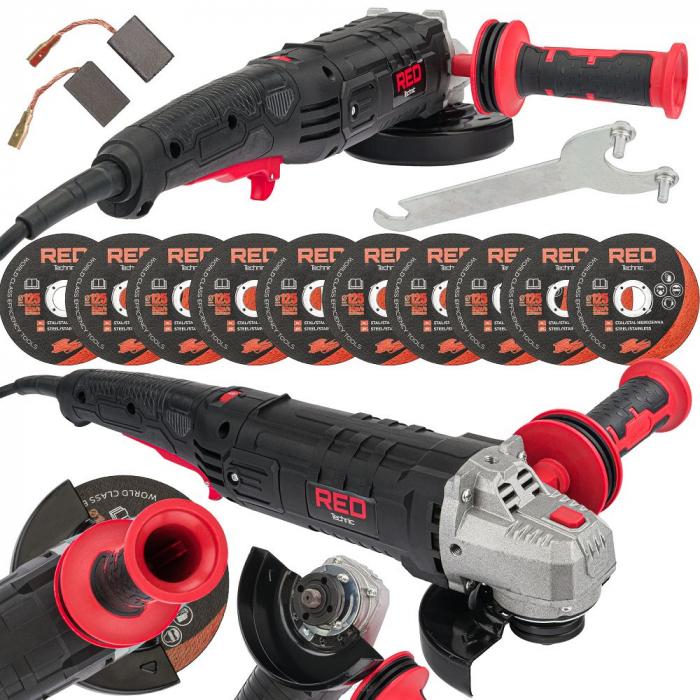 Flex Polizor unghiular 125mm 1500W + 10xdisc (RTSZK0069) [1]