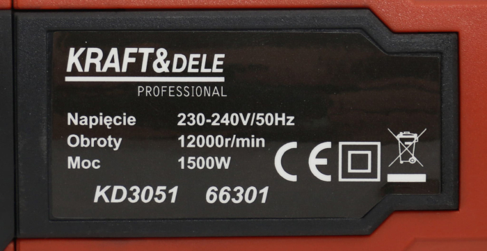Flex polizor unghiular 1500W 12.000rpm (KD3051) [5]