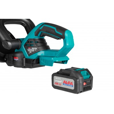 Foarfeca de gard viu pe acumulator 21V 4.0Ah, lungime 450 mm (ALCHT21V-4AH) [15]