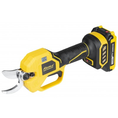 Foarfeca de gradina cu acumulator 21V, ecran, lampa LED, 2 acumulatori si diametru de taiere 30 mm (ASCES-21V) [17]