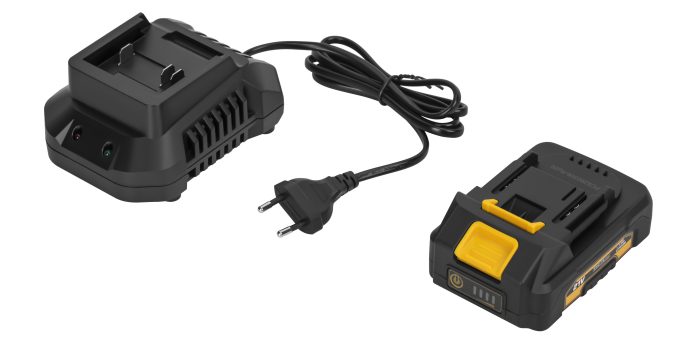 Foarfeca de gradina fara fir 2 in 1 pentru iarba si gard viu, 21V, 3Ah (KD6033) [2]