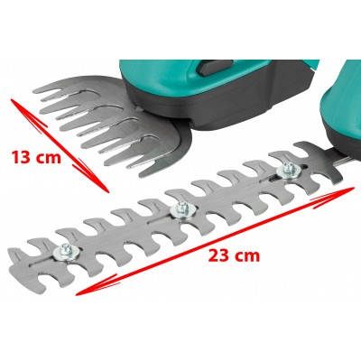 Foarfeca de gradina pe acumulator 21V 2.0Ah 2in1, pentru iarba si arbusti (ALCHT21V) [10]