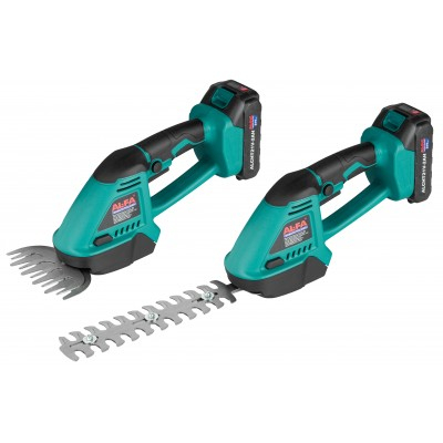 Foarfeca de gradina pe acumulator 21V 2.0Ah 2in1, pentru iarba si arbusti (ALCHT21V) [14]
