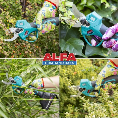 Foarfeca de gradina pe acumulator cu tija telescopica 21V 2Ah 250cm (ALCPS45-21-2) [13]