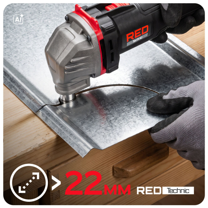 Foarfeca electrica fara fir 21V pentru taierea tablei metalice 2,5 mm cu 2 baterii 3Ah (RTANSDB0173) [23]