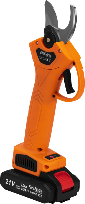 Foarfeca electrica gradina cu acumulator 21V cu 2 baterii 2Ah si incarcator (KD5091) [12]