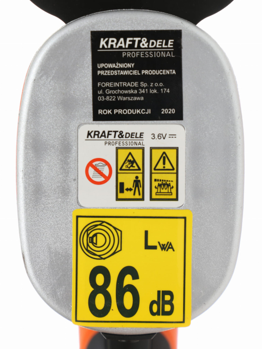 Foarfeca electrica pentru gradinarit iarba arbusti 3,6 V 120mm acumulator 1300mAh (KD5130) [4]