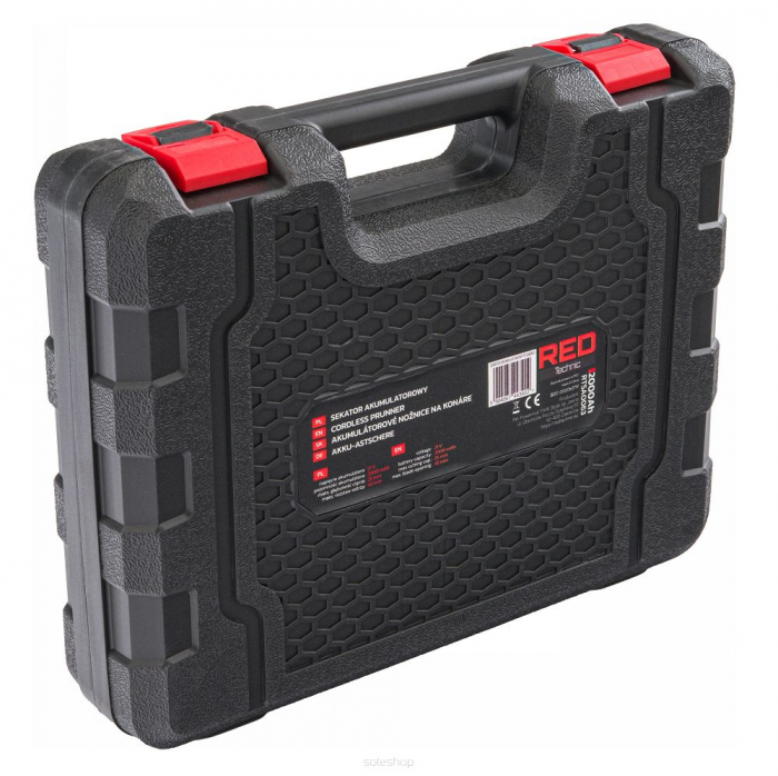 Foarfeca electrica taiat crengi cu 2 baterii 20V 2ah acumulator 30mm (RTSA0063) [3]