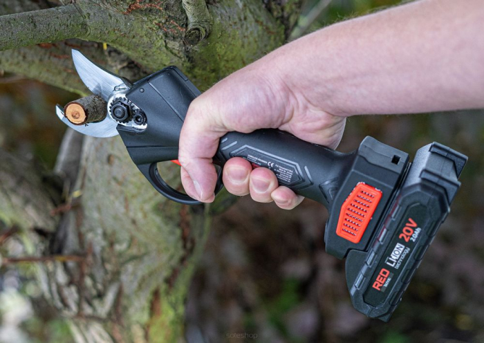 Foarfeca electrica taiat crengi cu 2 baterii 20V 2ah acumulator 30mm (RTSA0063) [8]