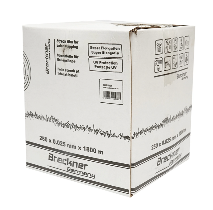 Folie baloti alba 250 mm 25 microni 1800 m protectie UV DISBV48 (BK85804) [3]