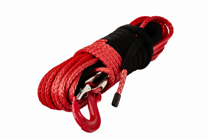 Franghie funie rezistenta pentru troliu cu carlig 8mm 24m (KD1319) [3]