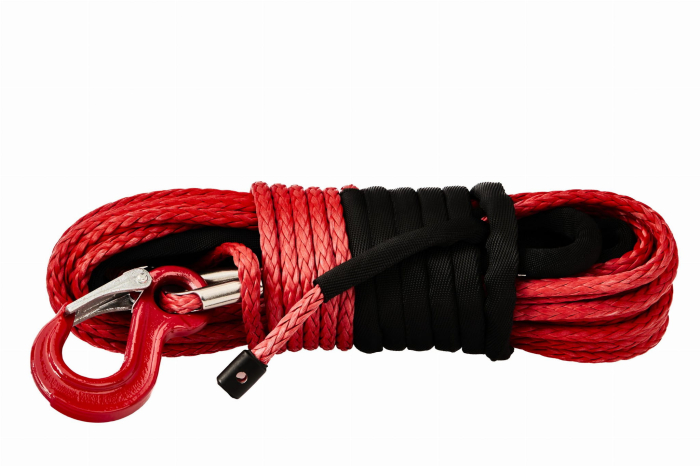 Franghie funie rezistenta pentru troliu cu carlig 8mm 24m (KD1319) [2]