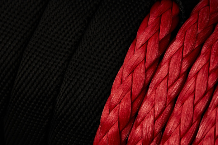 Franghie funie rezistenta pentru troliu cu carlig 8mm 24m (KD1319) [5]